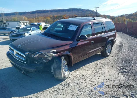 2003 Dodge Durango Slt z USA, uszkodzony, nr VIN 1D4HS48N33F597296